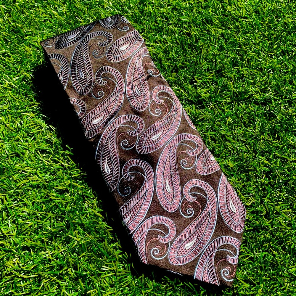 Ted Baker London Silk Paisley Printed Necktie